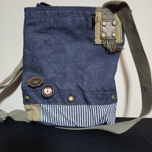 Chala Denim Crossbody Bag